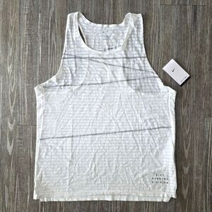Nike Dri-Fit ADV Running Division Pinnacle Tank Racer Back XL White DQ4774-100